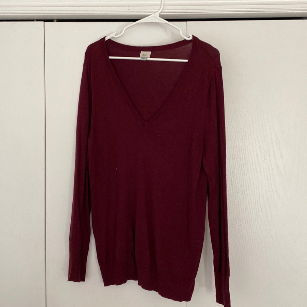 A New Day Basic V Neck Sweater